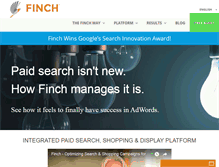 Tablet Screenshot of finch.com